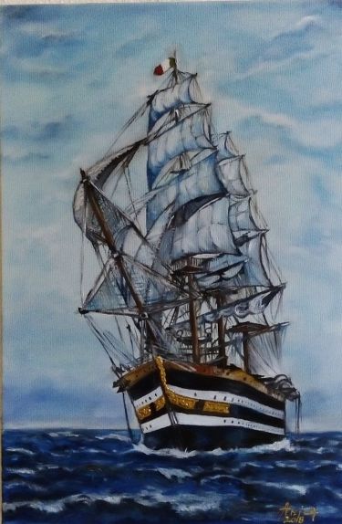 Jedrenjak â€Amerigo Vespucciâ€ by Anica Mladenovic