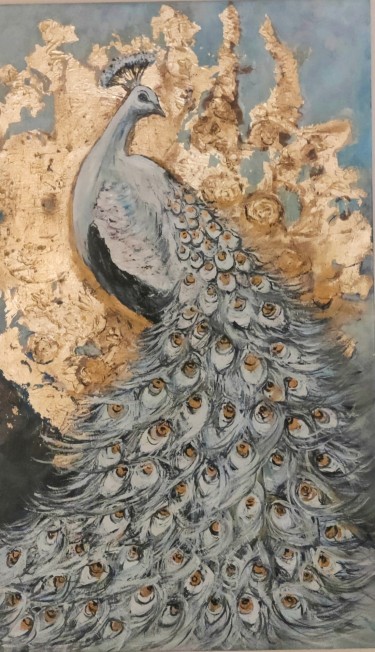 White peacock by Anica Mladenovic