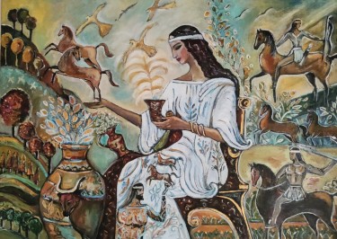 Goddess of the hunt by Anica Mladenovic