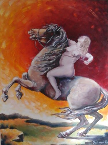 Lady Godiva,  by Mićunović Kaćuša