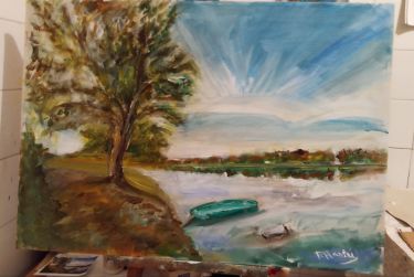 The lake,  by Todorovic Nadezda