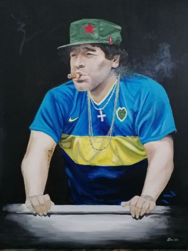maradona,  by Sekulic Sanja