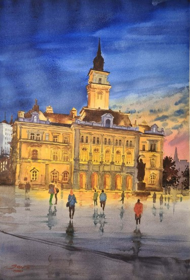 The City Hall in Novi Sad, Serbia by Ševo Dejan