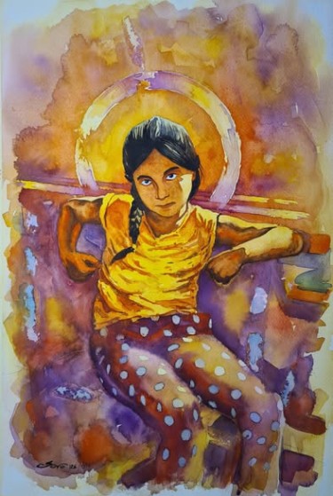 Girl in yellow by Ševo Dejan