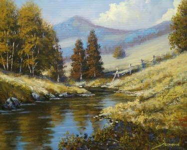 The mountain river by Borko Šainović