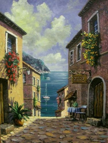 The coast street,  by Borko Šainović