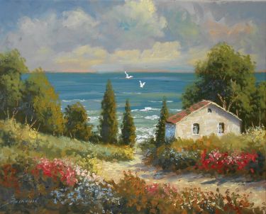 Path to the sea by Borko Šainović