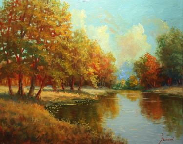 Autumn on the river IV