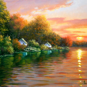 Magic sunset III by Borko Šainović
