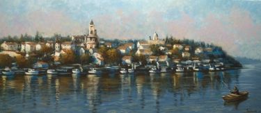 Belgrade - Zemun from Dunav river