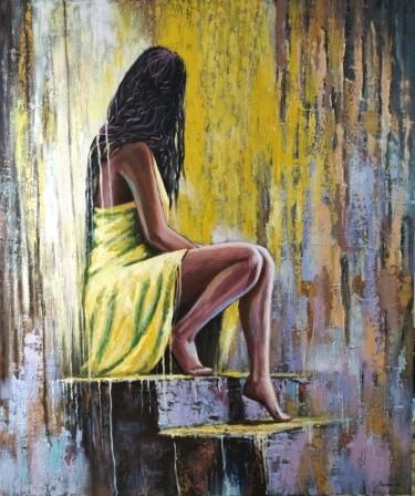 Girl on the stair by Borko Šainović