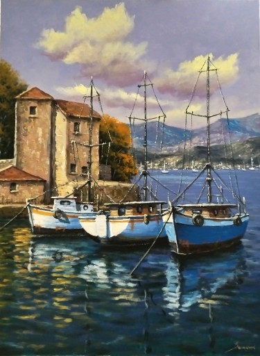 The small harbor II by Borko Šainović