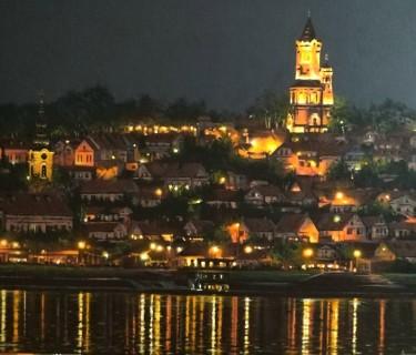 Zemun from Danube by Borko Šainović