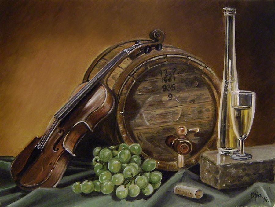Violin and Wine