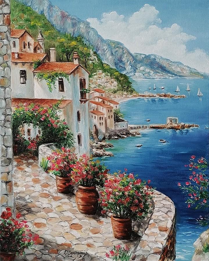 Small town on the coast