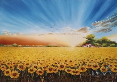 Sunflower field 2 by Samardzija Olivera Olja