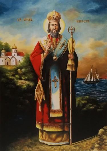 Saint Nicholas 1 by Samardzija Olivera Olja