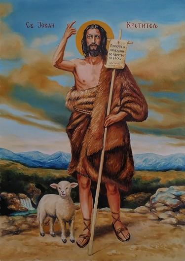 Saint John the baptist 1 by Samardzija Olivera Olja