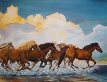 Horses in a running by Samardzija Olivera Olja