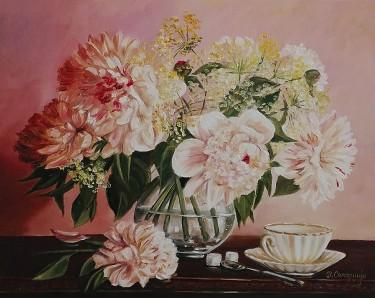 Pionies by Samardzija Olivera Olja