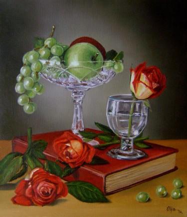 Three roses by Samardzija Olivera Olja
