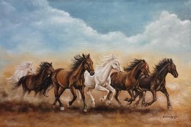 Horses - b by Samardzija Olivera Olja