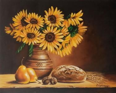 Sunflower and pears by Samardzija Olivera Olja