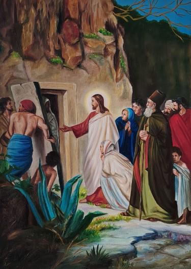 Raising of Lazarus by Samardzija Olivera Olja