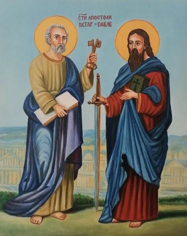 Saint Apostles Peter and Paul by Samardzija Olivera Olja