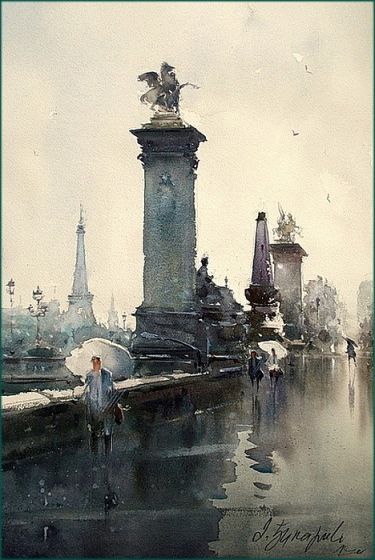 Rainy day in Paris