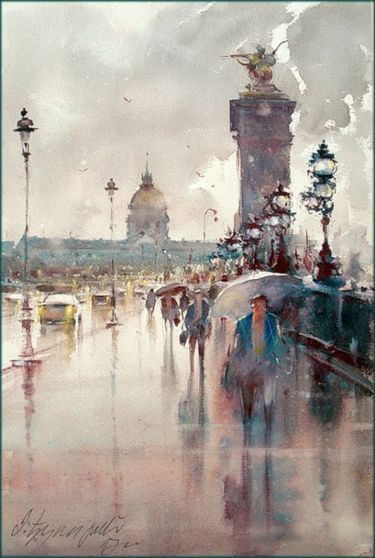 After rain, Paris,  by Djukaric Dusan