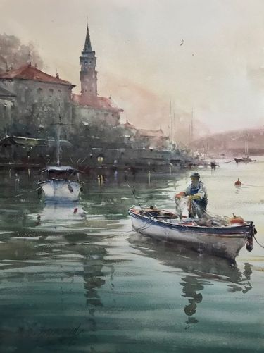 Fisherman in Perast