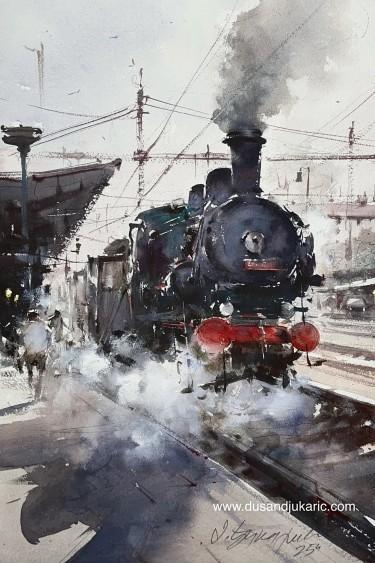 Before departure by Djukaric Dusan