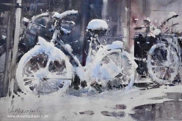 Silence under the snow by Djukaric Dusan