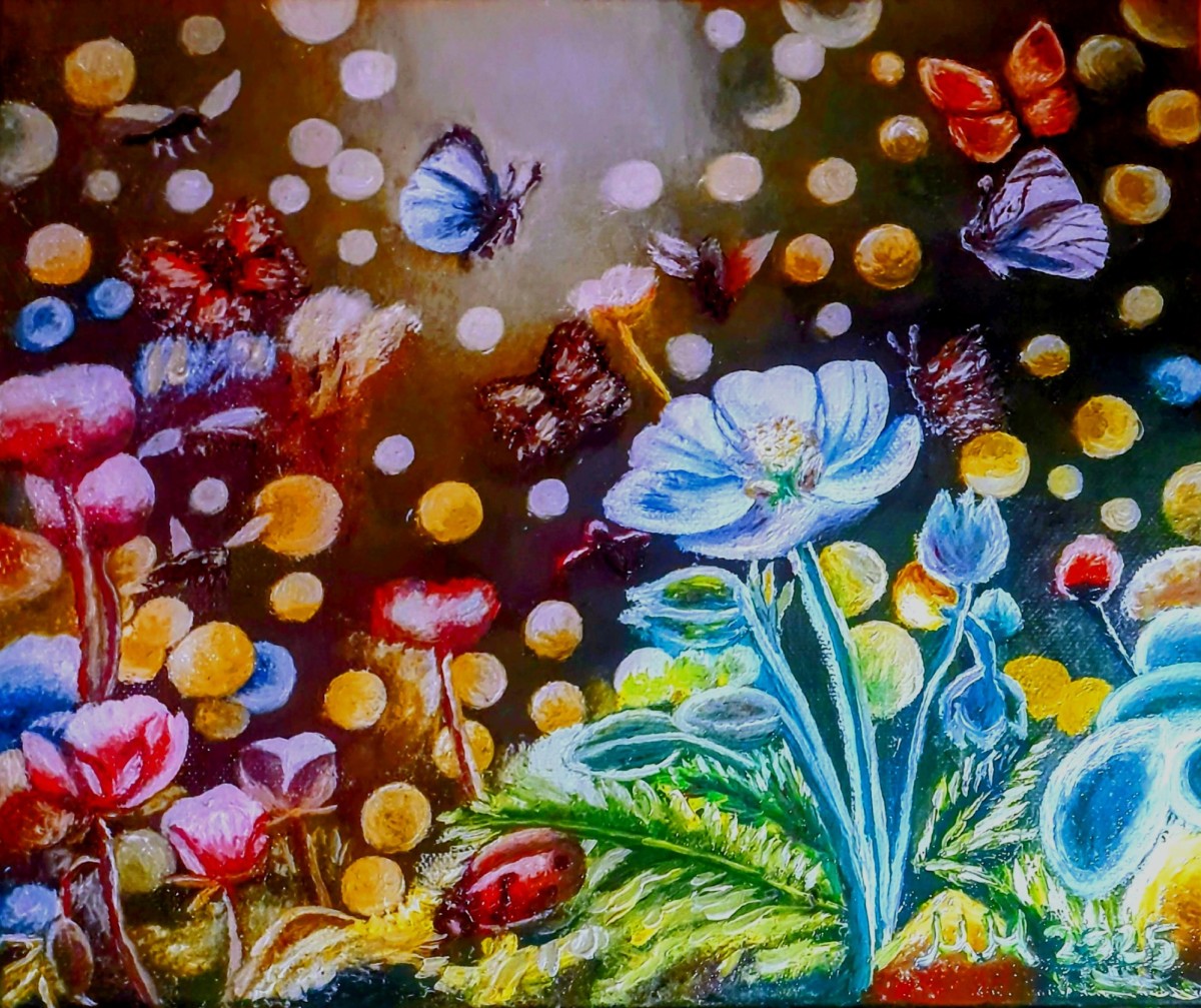 Butterfly  in flowers