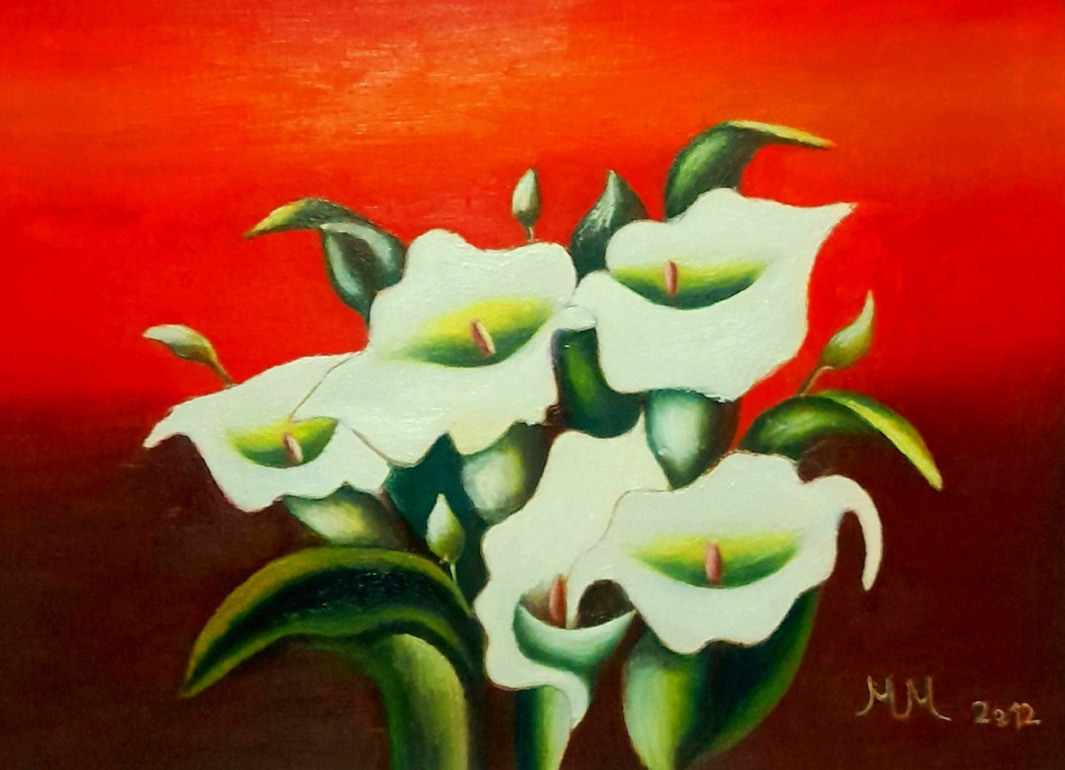 White the flower