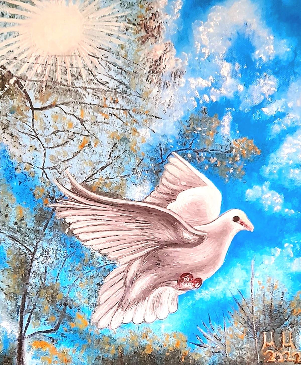 White pigeon