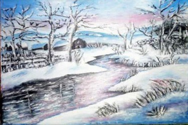 River in snow