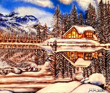 Winter on the mountain by Marija Mitrovic