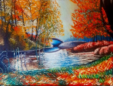 Bridge in distance by Marija Mitrovic