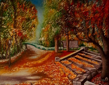 The autumn in park by Marija Mitrovic