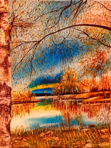 Brich above the water by Marija Mitrovic