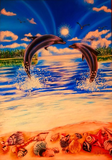 Loves dolphin by Marija Mitrovic