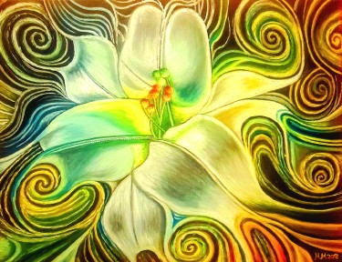 White  flower by Marija Mitrovic