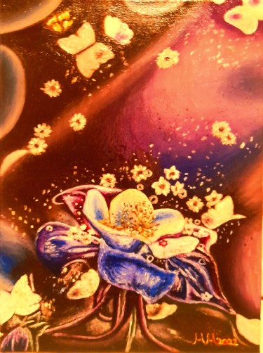 Flower of Naralijana Ramonda by Marija Mitrovic