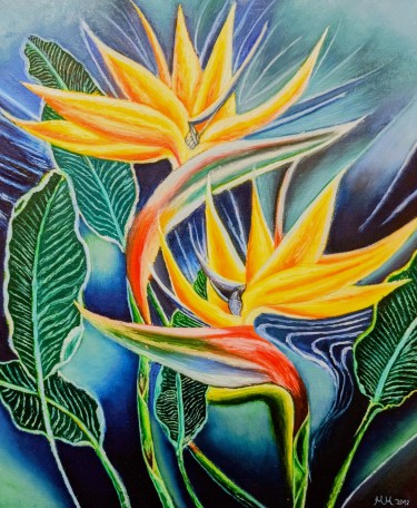 Tropical flowers by Marija Mitrovic