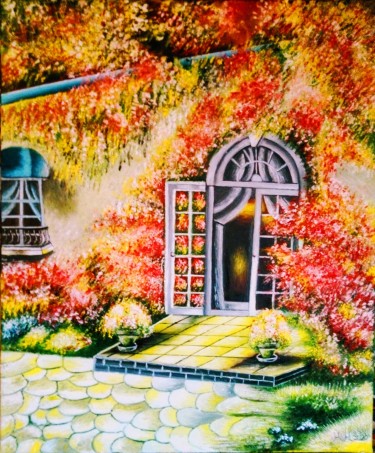 Home in flower by Marija Mitrovic