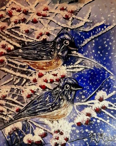 Snow birdrs by Marija Mitrovic