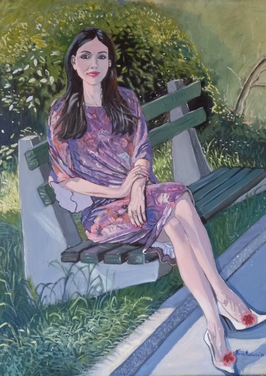 The lady in the park by Malbašić Verica