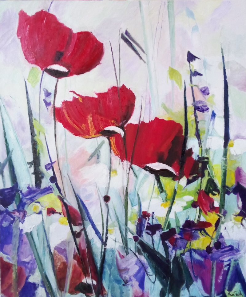 Poljsko cvece, Painting Libic Stana